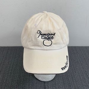 Fraternal Order of Eagles Baseball Hat Mens Ivory Black Sonny Crawford 2004-2005
